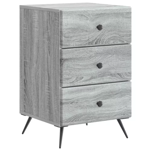  Éjjeliszekrény Szürke Sonoma 43 x 41 x 66,5 cm Szerelt Fa
