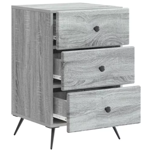  Éjjeliszekrény Szürke Sonoma 43 x 41 x 66,5 cm Szerelt Fa