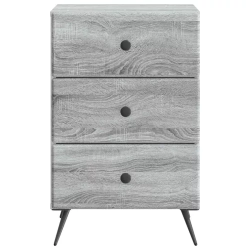  Éjjeliszekrény Szürke Sonoma 43 x 41 x 66,5 cm Szerelt Fa