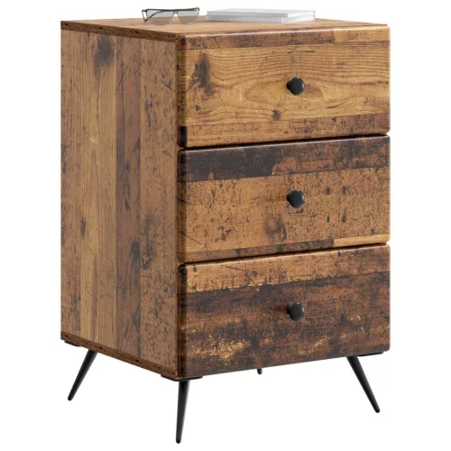  Éjjeliszekrény fiókkal Antik Fa 43 x 41 x 66,5 cm Szerelt Fa