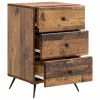  Éjjeliszekrény fiókkal Antik Fa 43 x 41 x 66,5 cm Szerelt Fa