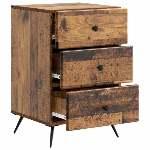  Éjjeliszekrény fiókkal Antik Fa 43 x 41 x 66,5 cm Szerelt Fa
