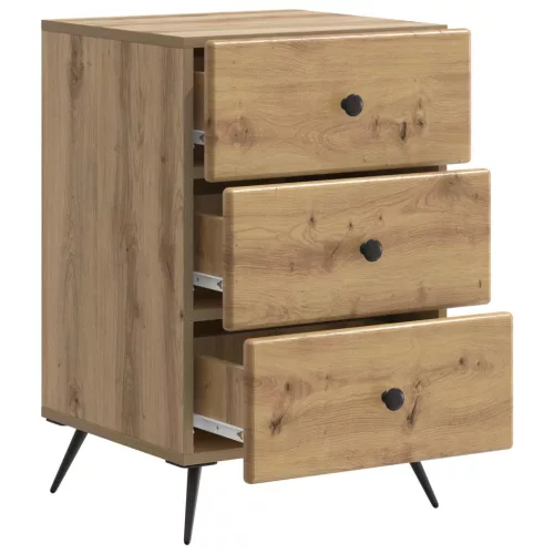  Éjjeliszekrény Kézműves Tölgy 43 x 41 x 66,5 cm Szerelt Fa