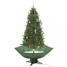 VID zöld havazó karácsonyfa ernyő alakú talppal 190 cm