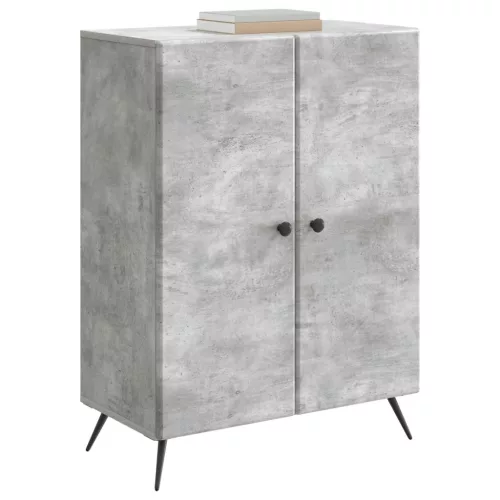  Széf Betonszürke 66 x 34,5 x 90 cm Szerelt Fa