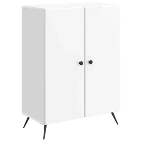  Széf Magasfényű Fehér 66 x 34,5 x 90 cm Szerelt Fa