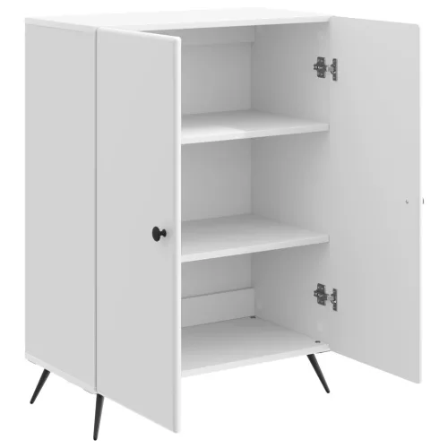  Széf Magasfényű Fehér 66 x 34,5 x 90 cm Szerelt Fa