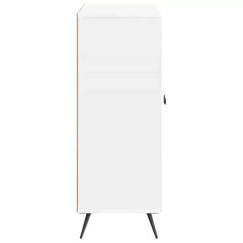  Széf Magasfényű Fehér 66 x 34,5 x 90 cm Szerelt Fa