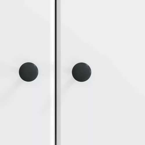  Széf Magasfényű Fehér 66 x 34,5 x 90 cm Szerelt Fa