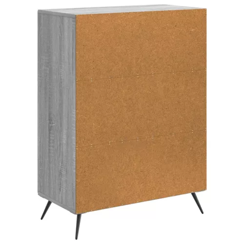  Széf Szürke Sonoma 66 x 34,5 x 90 cm Szerelt Fa