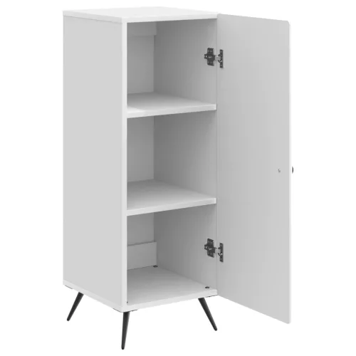  Széf Magasfényű Fehér 33 x 34,5 x 90 cm Szerelt Fa