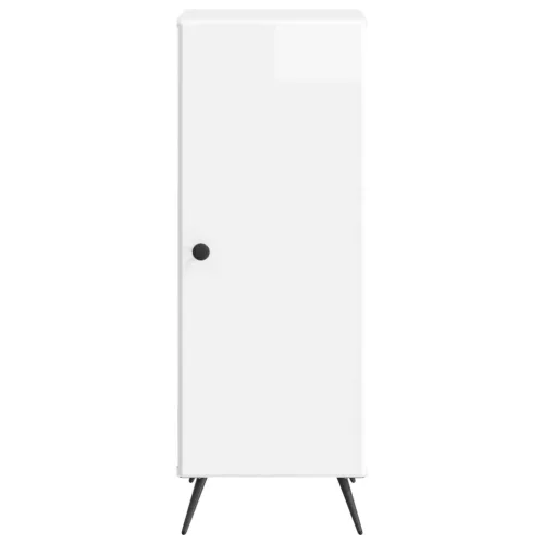  Széf Magasfényű Fehér 33 x 34,5 x 90 cm Szerelt Fa