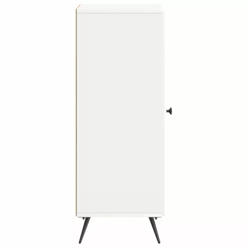  Széf Magasfényű Fehér 33 x 34,5 x 90 cm Szerelt Fa