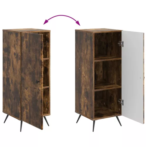  Széf Füstös Tölgy 33 x 34,5 x 90 cm Szerelt Fa