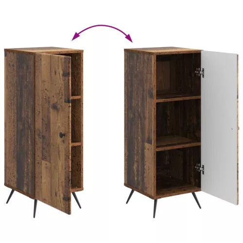  Széf Antik Fa 33 x 34,5 x 90 cm Szerelt Fa