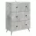  Fiókos szekrény Betonszürke 66 x 34,5 x 90 cm Szerelt Fa