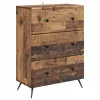  Fiókos szekrény Antik Fa 66 x 34,5 x 90 cm Szerelt Fa