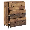  Fiókos szekrény Antik Fa 66 x 34,5 x 90 cm Szerelt Fa