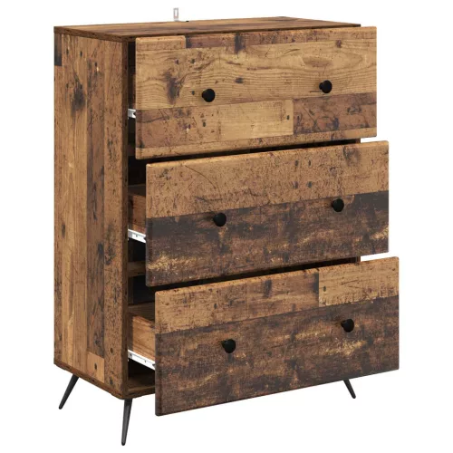  Fiókos szekrény Antik Fa 66 x 34,5 x 90 cm Szerelt Fa