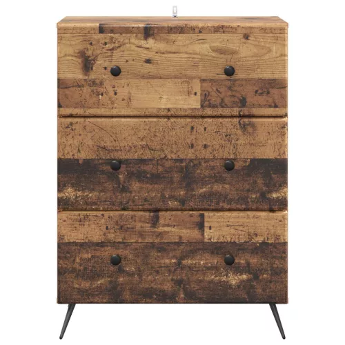  Fiókos szekrény Antik Fa 66 x 34,5 x 90 cm Szerelt Fa