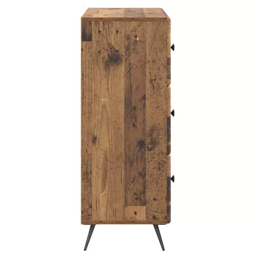  Fiókos szekrény Antik Fa 66 x 34,5 x 90 cm Szerelt Fa