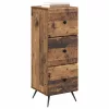  Fiókos szekrény Antik Fa 33 x 34,5 x 90 cm Szerelt Fa