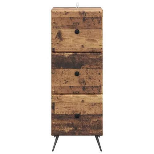  Fiókos szekrény Antik Fa 33 x 34,5 x 90 cm Szerelt Fa
