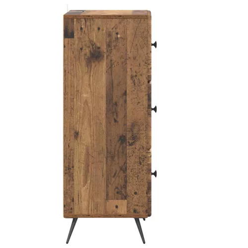  Fiókos szekrény Antik Fa 33 x 34,5 x 90 cm Szerelt Fa