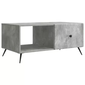  Dohányzóasztal Betonszürke 90 x 50 x 40 cm Szerelt Fa