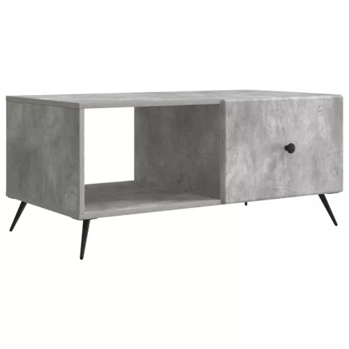  Dohányzóasztal Betonszürke 90 x 50 x 40 cm Szerelt Fa