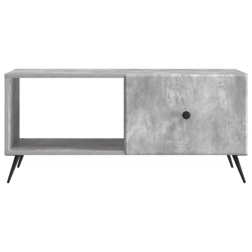  Dohányzóasztal Betonszürke 90 x 50 x 40 cm Szerelt Fa
