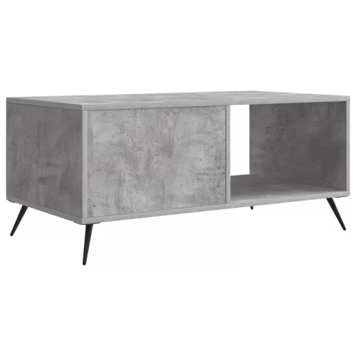  Dohányzóasztal Betonszürke 90 x 50 x 40 cm Szerelt Fa