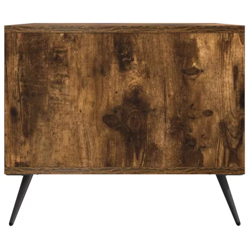  Dohányzóasztal Füstös Tölgy 90 x 50 x 40 cm Szerelt Fa