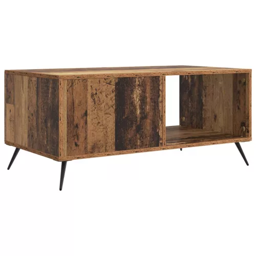  Dohányzóasztal Antik Fa 90 x 50 x 40 cm Szerelt Fa