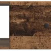  Dohányzóasztal Antik Fa 90 x 50 x 40 cm Szerelt Fa