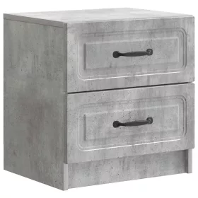    Éjjeliszekrény Betonszürke 43 x 34,5 x 44,5 cm Szerelt Fa