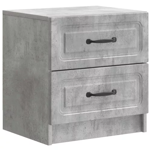  Éjjeliszekrény Betonszürke 43 x 34,5 x 44,5 cm Szerelt Fa