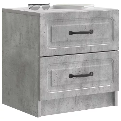  Éjjeliszekrény Betonszürke 43 x 34,5 x 44,5 cm Szerelt Fa