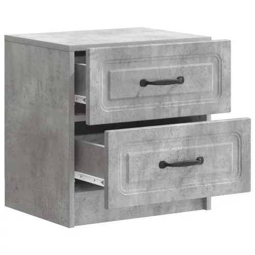  Éjjeliszekrény Betonszürke 43 x 34,5 x 44,5 cm Szerelt Fa
