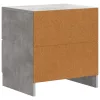  Éjjeliszekrény Betonszürke 43 x 34,5 x 44,5 cm Szerelt Fa