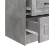  Éjjeliszekrény Betonszürke 43 x 34,5 x 44,5 cm Szerelt Fa