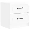  Éjjeliszekrény Magasfényű Fehér 43 x 34,5 x 44,5 cm Szerelt Fa