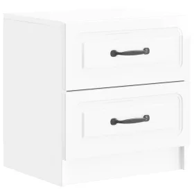    Éjjeliszekrény Magasfényű Fehér 43 x 34,5 x 44,5 cm Szerelt Fa