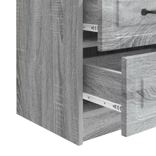  Éjjeliszekrény Szürke Sonoma 43 x 34,5 x 44,5 cm Szerelt Fa