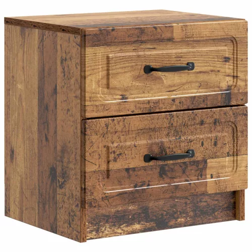  Éjjeliszekrény fiókkal Antik Fa 43 x 34,5 x 44,5 cm Szerelt Fa