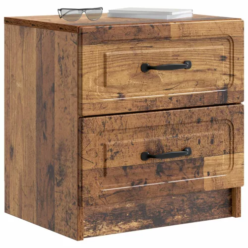 Éjjeliszekrény fiókkal Antik Fa 43 x 34,5 x 44,5 cm Szerelt Fa