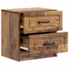  Éjjeliszekrény fiókkal Antik Fa 43 x 34,5 x 44,5 cm Szerelt Fa