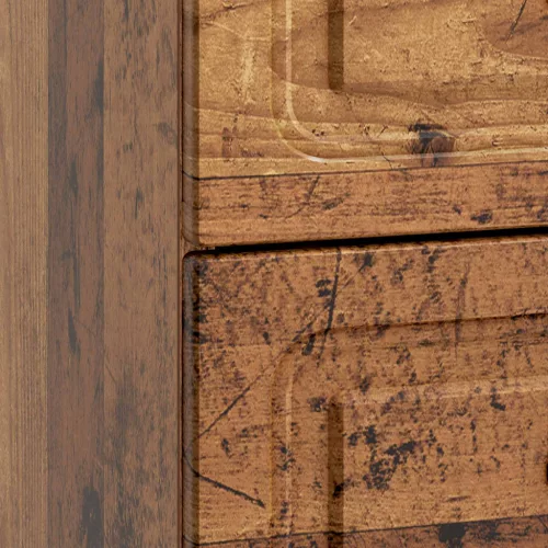  Éjjeliszekrény fiókkal Antik Fa 43 x 34,5 x 44,5 cm Szerelt Fa