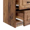  Éjjeliszekrény fiókkal Antik Fa 43 x 34,5 x 44,5 cm Szerelt Fa