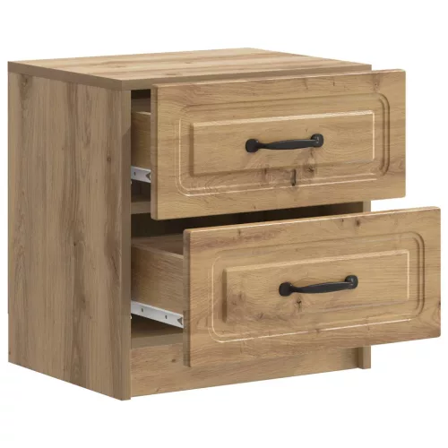  Éjjeliszekrény Kézműves Tölgy 43 x 34,5 x 44,5 cm Szerelt Fa